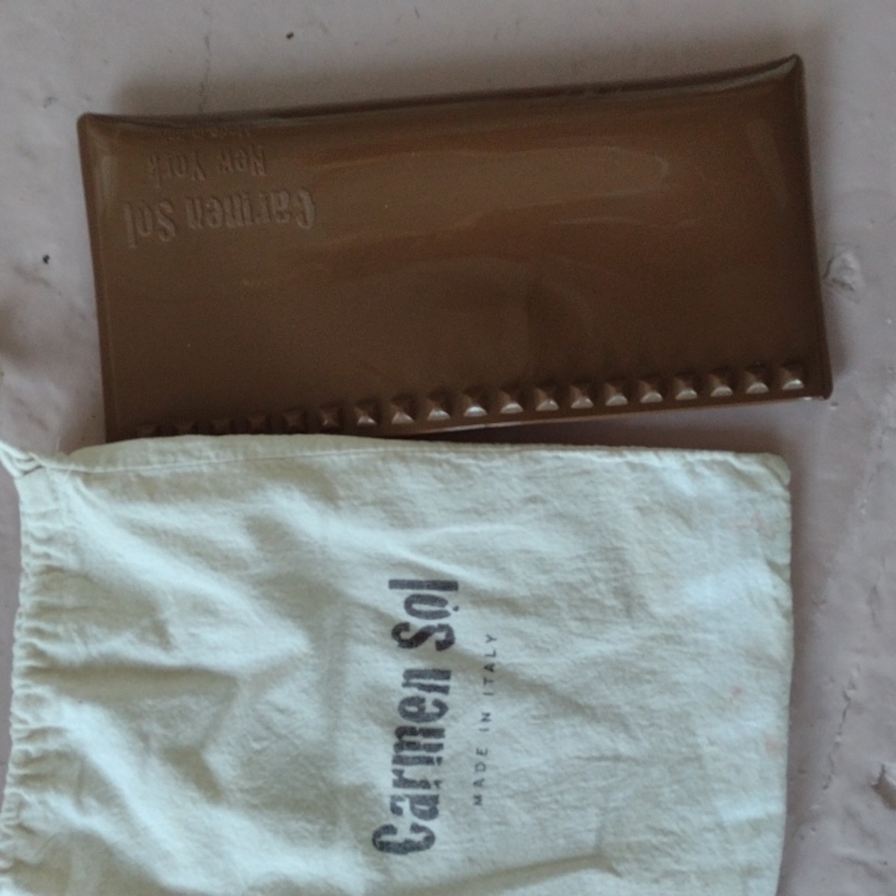 Carmen Sol "jelly" clutch bag.
